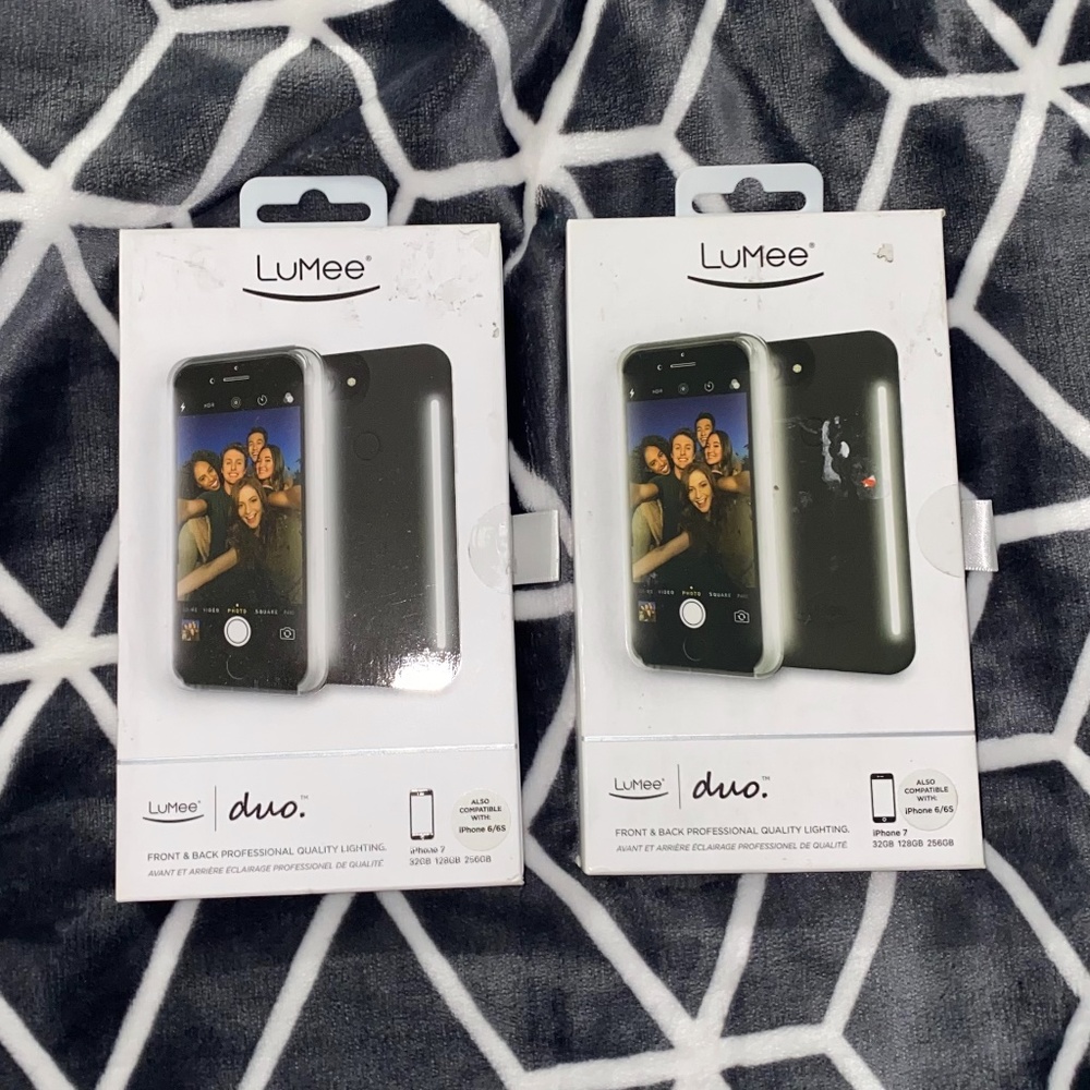 LUMEE iPhone Case, iPhone 7 and Compatible with iPhone 6/6s Selfie LightUP Case